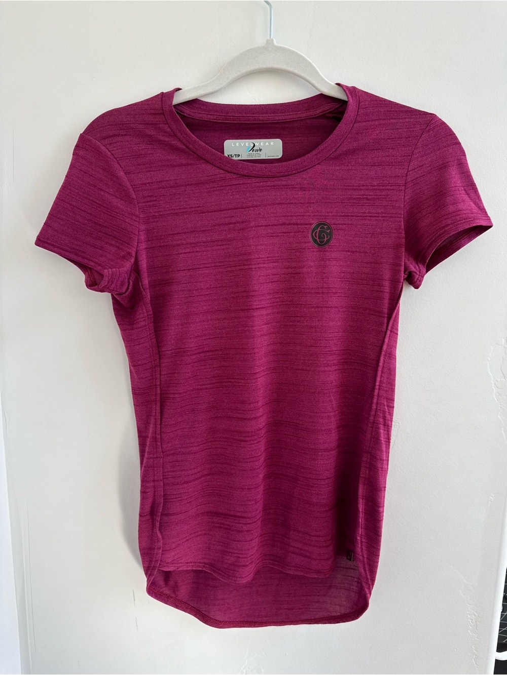 Levelwear Verve Women's Short Sleeve Golf Tee — Plum Heather